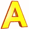 анимированный текст, анимированный алфавит